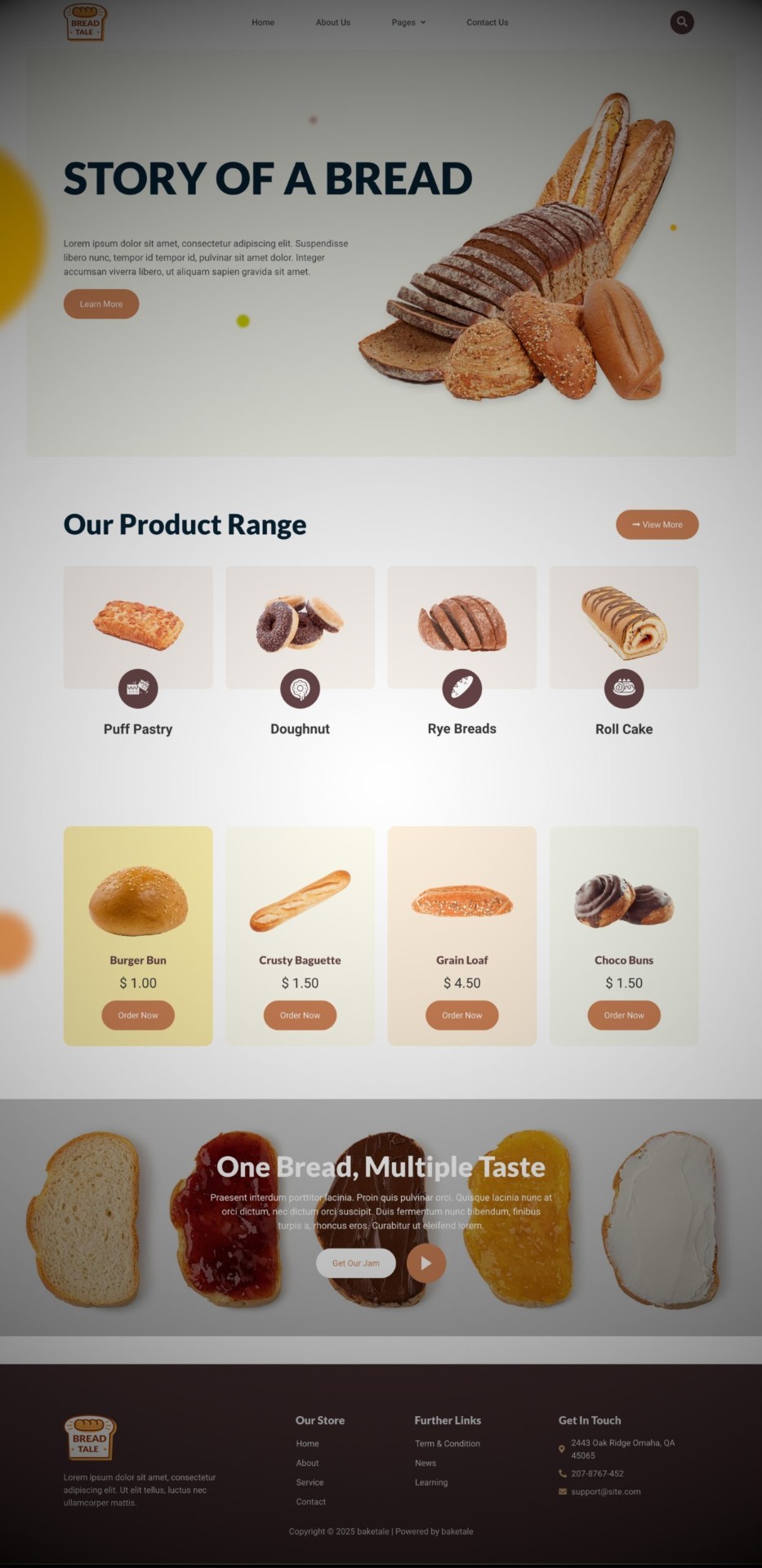 Bakery Website Example